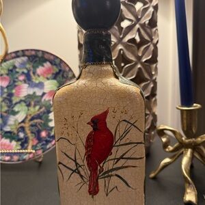 Decorative Cardinal decanter by Jim Beam
